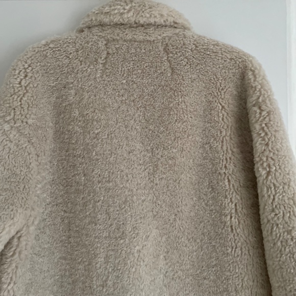 Sandro Paris Rocky Faux Shearling Coat - Picture 11 of 11